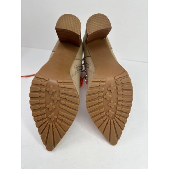 Steve Madden Size 10M Karey Leather Pointed Toe Ankle Boots 4" Heel - Picture 11 of 11